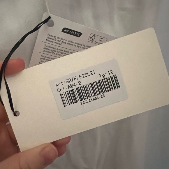 NWT Liviana Conti Midi Strapless Column Maxi Dress 42 - Picture 9 of 13